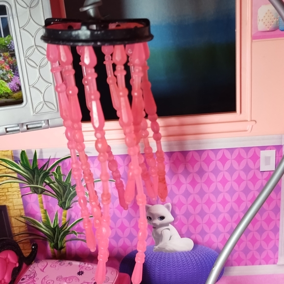 Barbie Dream House Fainting Couch, Sofa Pink and Black Replacement and L… - Picture 5 of 7